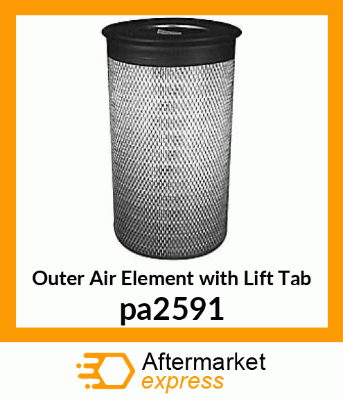 Outer Air Element with Lift Tab pa2591