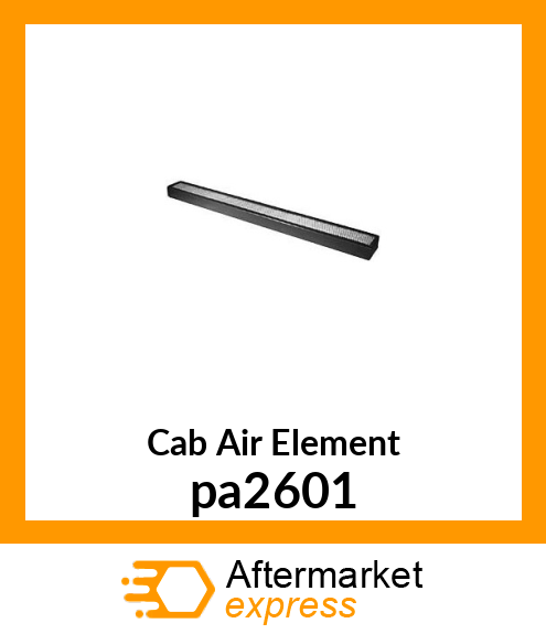 Cab Air Element pa2601