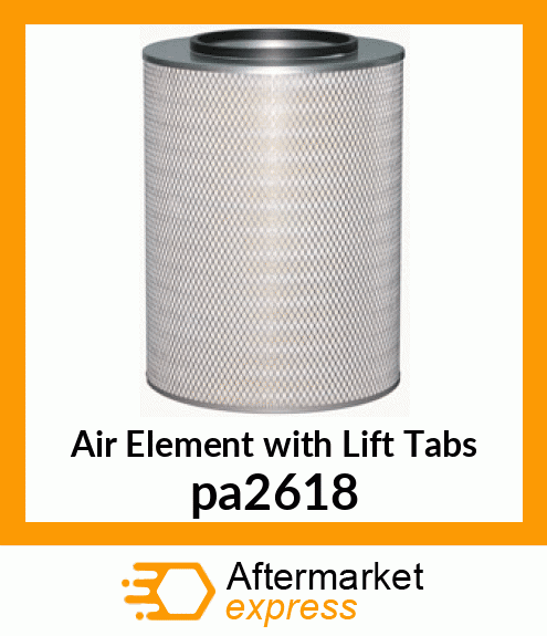 Air Element with Lift Tabs pa2618