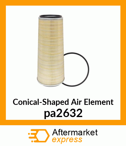 Conical-Shaped Air Element pa2632