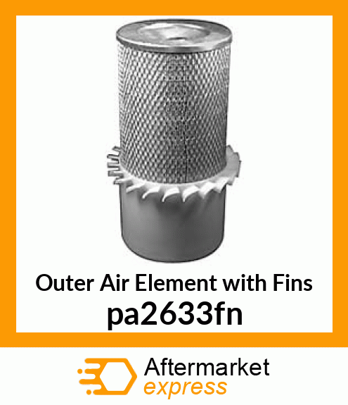 Outer Air Element with Fins pa2633fn