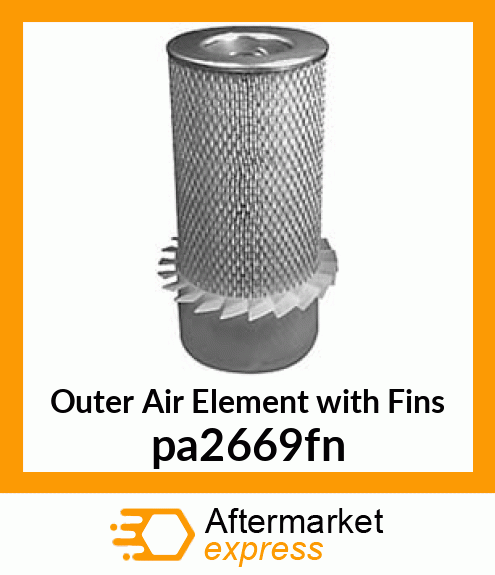 Outer Air Element with Fins pa2669fn