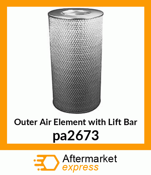 Outer Air Element with Lift Bar pa2673