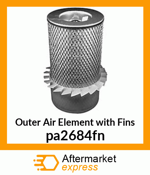 Outer Air Element with Fins pa2684fn