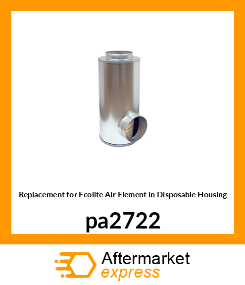 Replacement for Ecolite Air Element in Disposable Housing pa2722