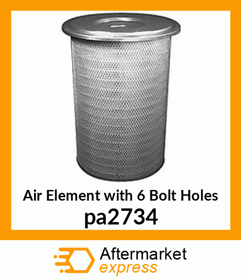 Air Element with 6 Bolt Holes pa2734