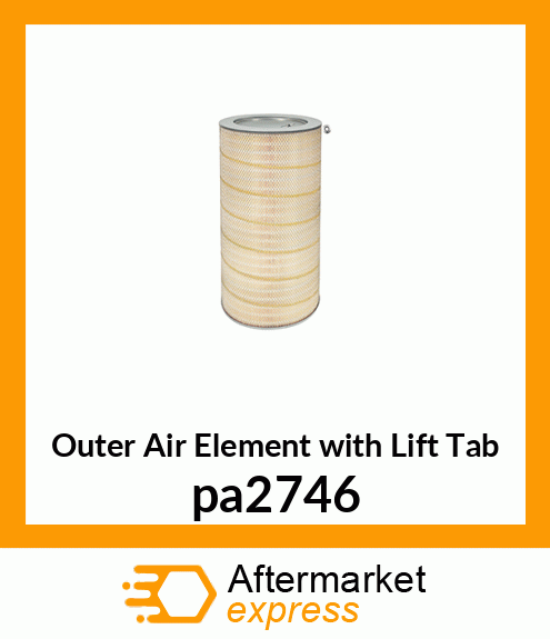 Outer Air Element with Lift Tab pa2746