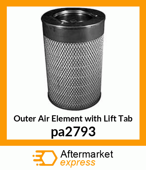 Outer Air Element with Lift Tab pa2793
