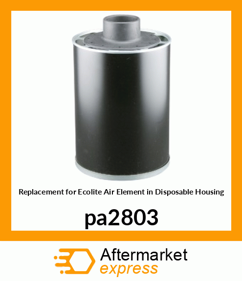 Replacement for Ecolite Air Element in Disposable Housing pa2803