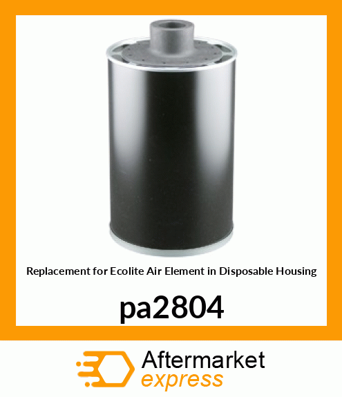 Replacement for Ecolite Air Element in Disposable Housing pa2804
