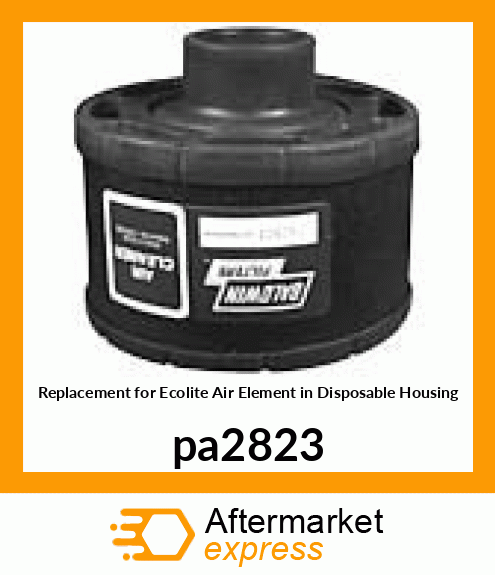 Replacement for Ecolite Air Element in Disposable Housing pa2823