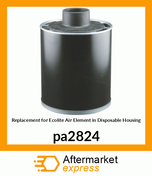 Replacement for Ecolite Air Element in Disposable Housing pa2824