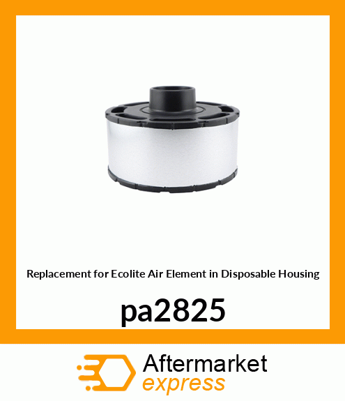 Replacement for Ecolite Air Element in Disposable Housing pa2825