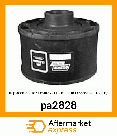 Replacement for Ecolite Air Element in Disposable Housing pa2828
