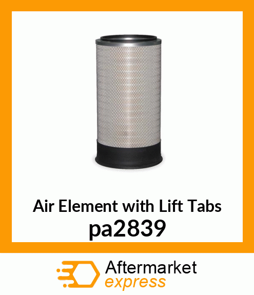 Air Element with Lift Tabs pa2839