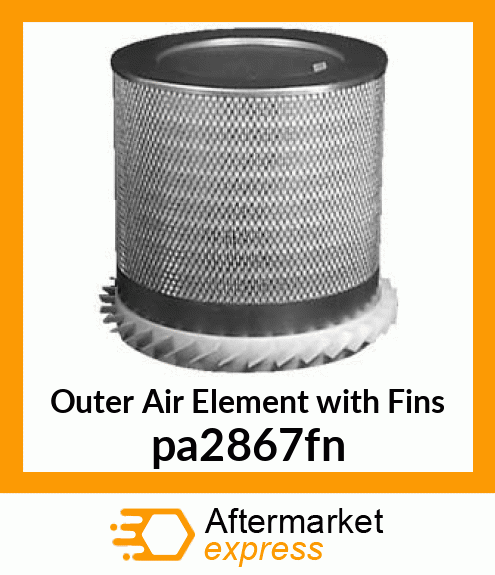 Outer Air Element with Fins pa2867fn