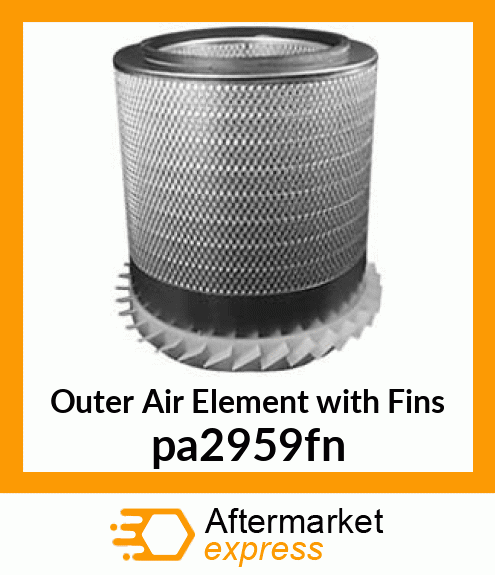 Outer Air Element with Fins pa2959fn