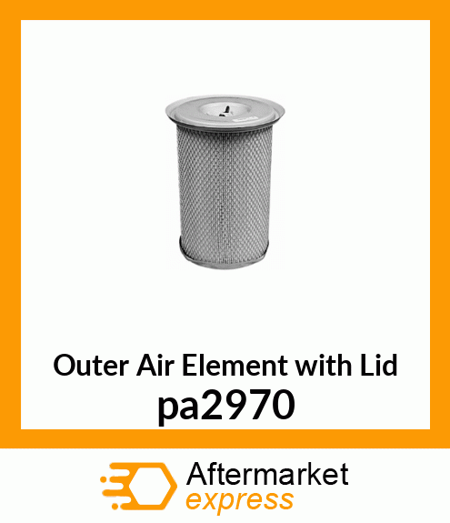 Outer Air Element with Lid pa2970