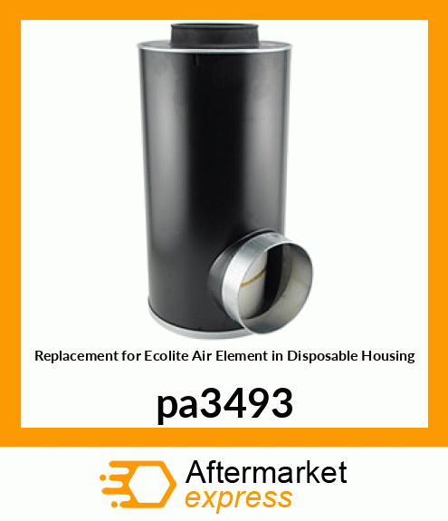 Replacement for Ecolite Air Element in Disposable Housing pa3493