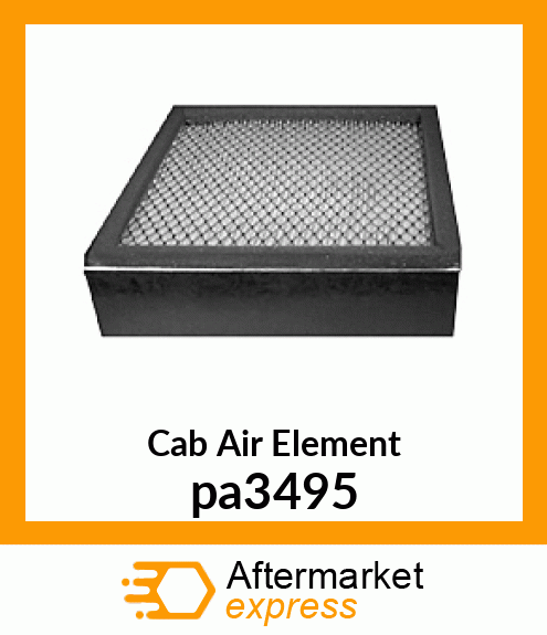 Cab Air Element pa3495