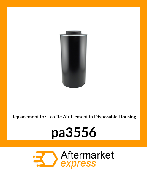 Replacement for Ecolite Air Element in Disposable Housing pa3556