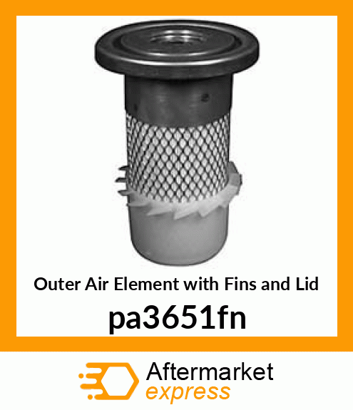 Outer Air Element with Fins and Lid pa3651fn
