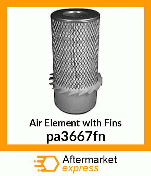 Air Element with Fins PA3667-FN