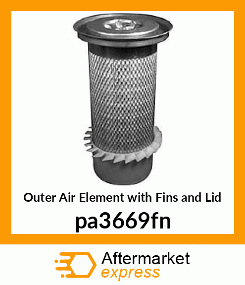Outer Air Element with Fins and Lid pa3669fn