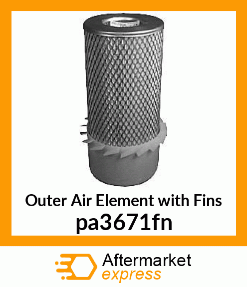 Outer Air Element with Fins pa3671fn