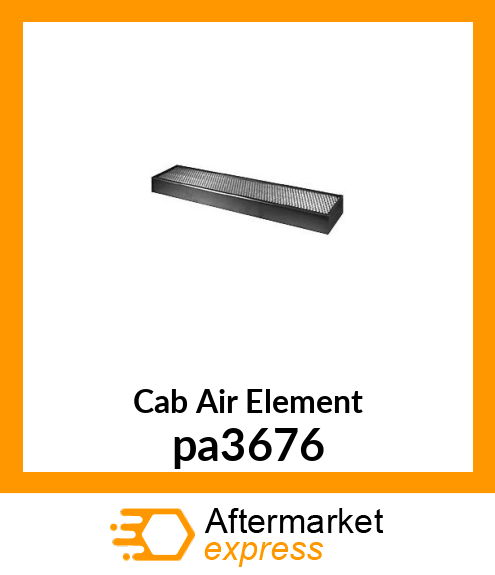 Cab Air Element pa3676