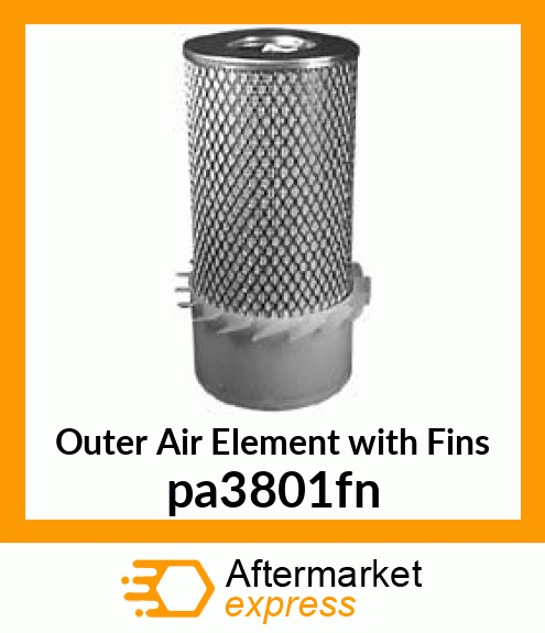 Outer Air Element with Fins pa3801fn