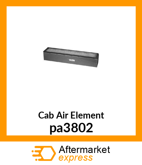 Cab Air Element pa3802