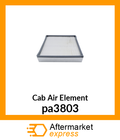 Cab Air Element pa3803