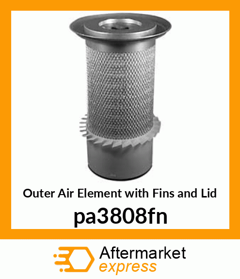 Outer Air Element with Fins and Lid pa3808fn