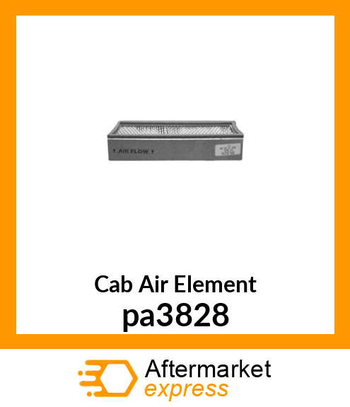 Cab Air Element pa3828