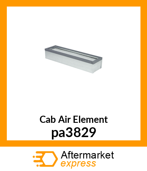 Cab Air Element PA3829