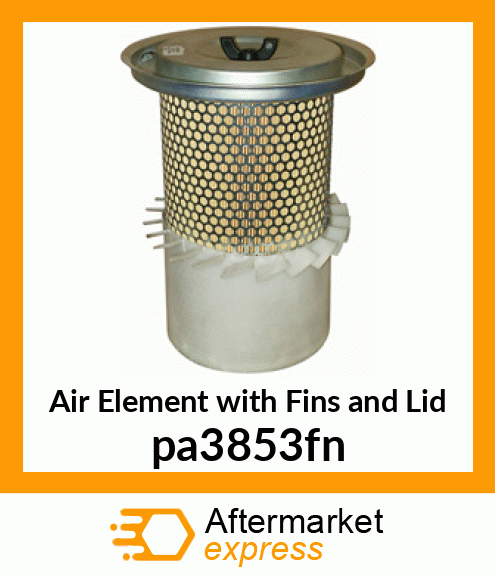 Air Element with Fins and Lid pa3853fn
