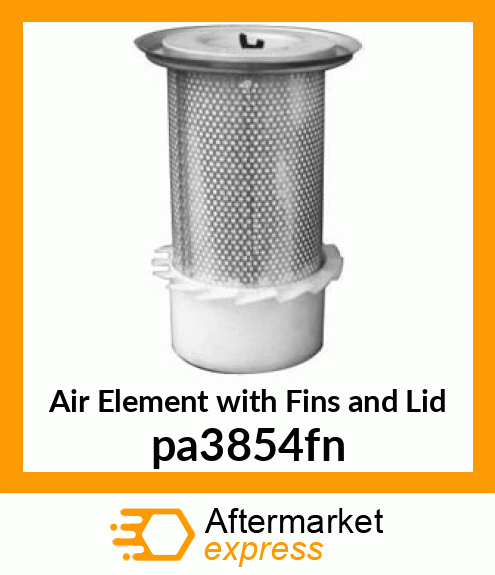 Air Element with Fins and Lid pa3854fn