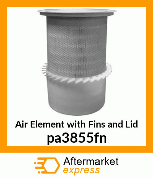 Air Element with Fins and Lid pa3855fn