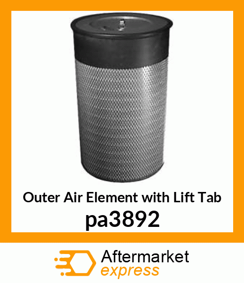 Outer Air Element with Lift Tab pa3892