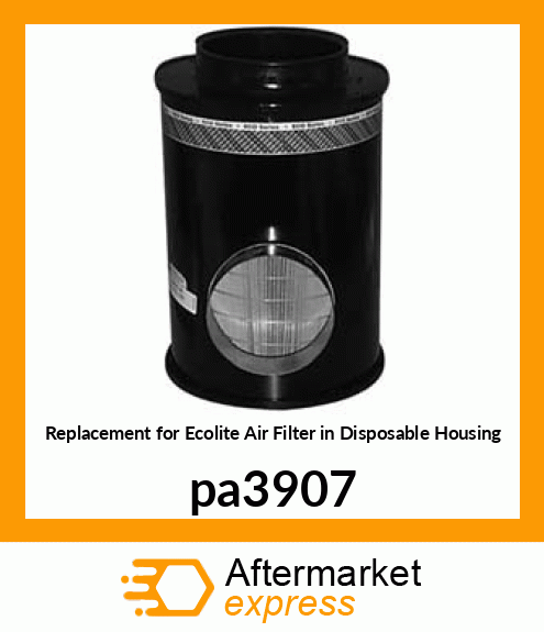 Replacement for Ecolite Air Filter in Disposable Housing pa3907