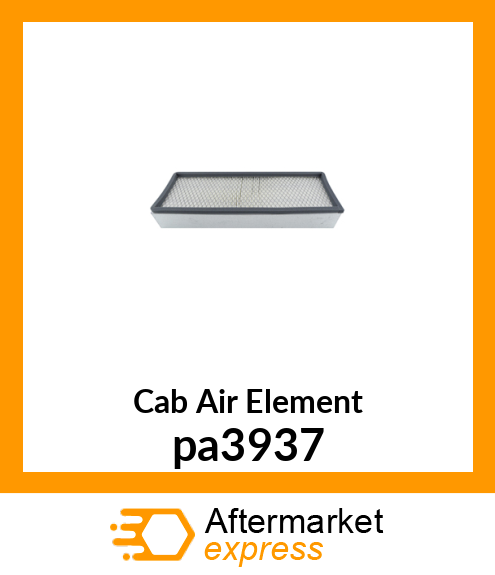 Cab Air Element pa3937