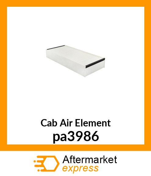 Cab Air Element pa3986