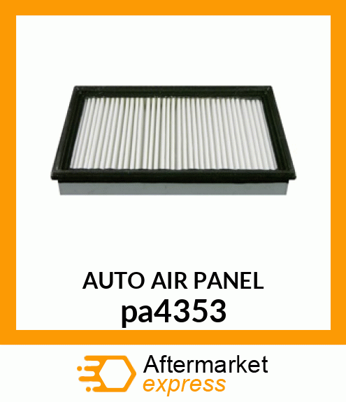 AUTO AIR PANEL pa4353