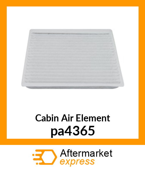 Cabin Air Element pa4365
