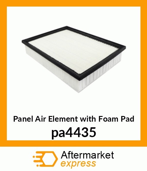 Panel Air Element with Foam Pad pa4435