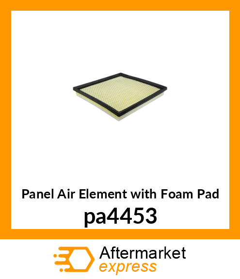 Panel Air Element with Foam Pad pa4453