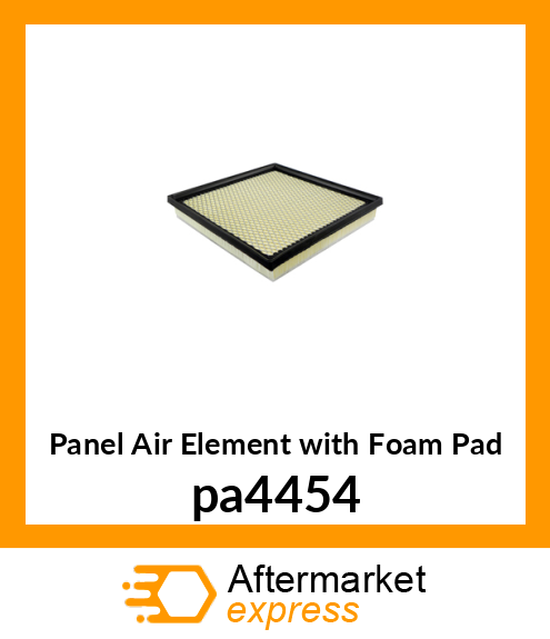 Panel Air Element with Foam Pad pa4454