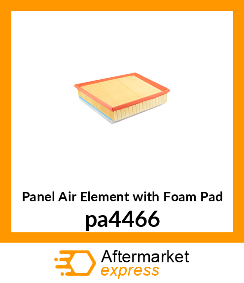 Panel Air Element with Foam Pad pa4466