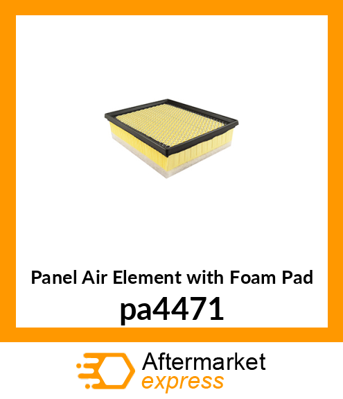 Panel Air Element with Foam Pad pa4471